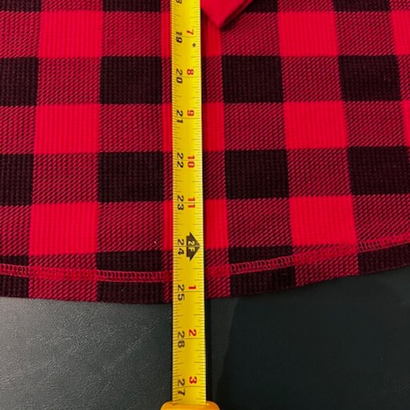 Closet Clearance Plus Size Buffalo Plaid Crew Neck - Picture 6 of 6